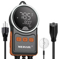 Temperature Controller can be Used for aquaculture, Plant mat Heating, Reptile Thermostat, with Load line Over-Temperature Protection and Dual Sensor auto-Safety Calibration