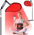 Red Light Therapy for Face Body, 50W 2-in-1 Infrared LED Light Therapy with 660nm & 850nm Near Redlight Device Large Panel with Wireless Remote Stand Timer