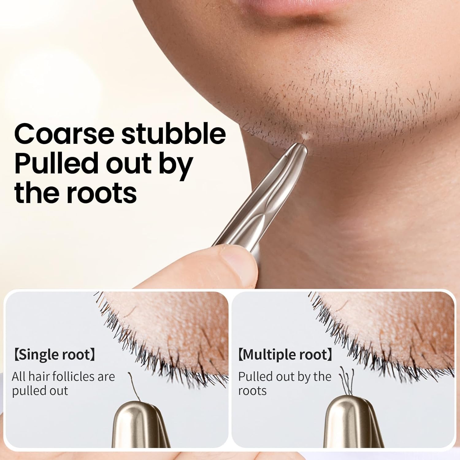 Eyebrow Tweezers for Women-1 Pack (Round)