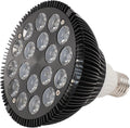 Full Spectrum LED Aquarium Light 18W, E26 E27 Socket Plants Grow Lamp for Marine Tank, 6 Band Blue White Red Green LED with Aluminum Alloy Heat Dissipation