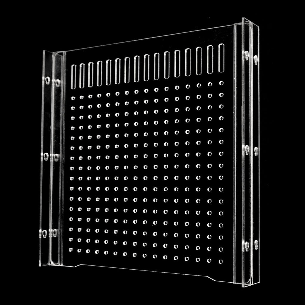 Fish Tank Divider for 15 Gallon / 20 Gallon Long Tank, Acrylic Aquarium Divider Adjustable Clear Fish Tank Separator with Suction Cups
