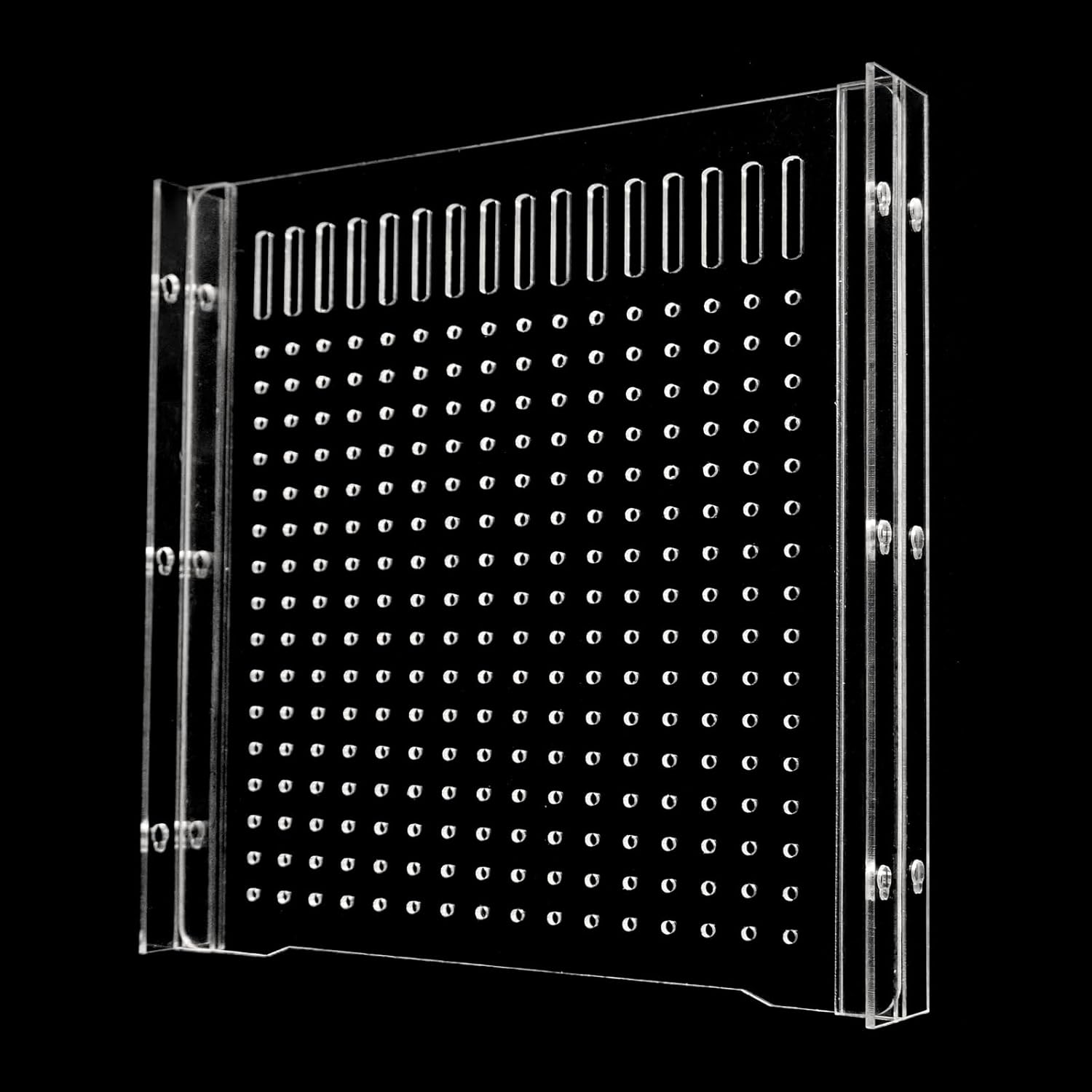 Fish Tank Divider for 15 Gallon / 20 Gallon Long Tank, Acrylic Aquarium Divider Adjustable Clear Fish Tank Separator with Suction Cups