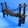 Drawbridge Bridge Aquarium Ornament Resin Decoration L
