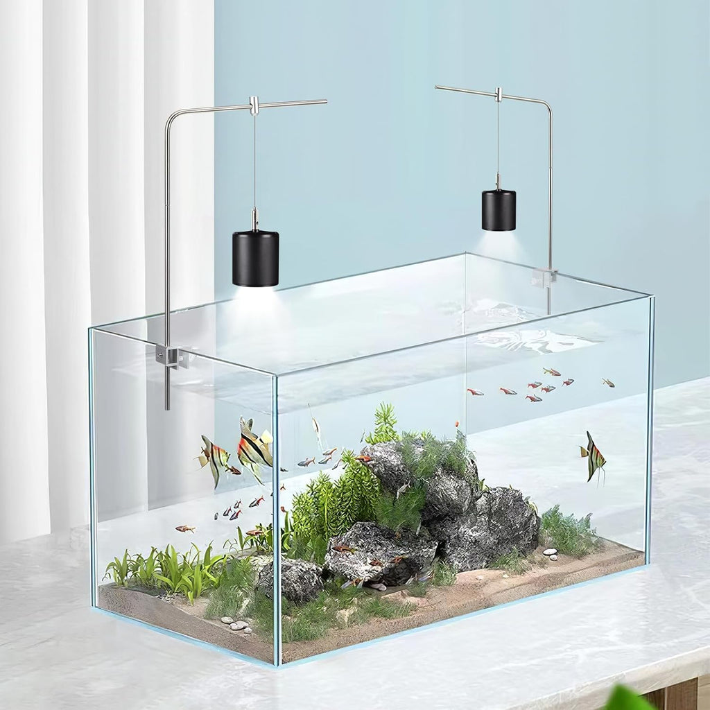 Aquarium Light Riser Universal Fish Tank Light Holder for Aquarium Lighting Compatible with Freshwater and Seawater Tanks 15.7X7.9 Inch Accessory