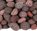 Lava Rock - 10-Pound Tumbled Lava Stones - 1"" Red Lava Pebbles - Volcanic Rock - Landscaping Rocks, 3/4 to 1 Inch (Sm)