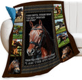 Horserace Throw Blanket Horse I Am The Storm Print Throw Blankets Gifts for Couch Sofa Bed Stuff Decor Soft Cozy Fleece Plush Warm Flannel Bedding for Lover Men Women 60"x80"