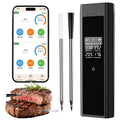BlueSwan Bluetooth Meat Thermometer, 820 ft Range Smart Wireless Digital Food Thermometer with 2 Color Probes for Cooking, Grill, Smoker, Oven, Magnetic Design for Stocking Stuffers