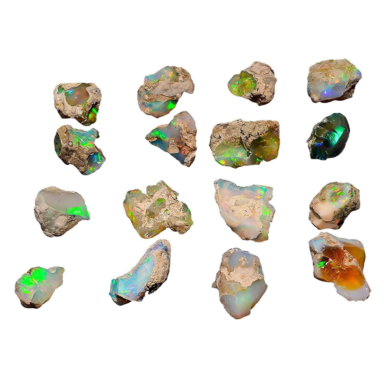 100 cts Ethiopian Opal Raw, Fire Play Opal, Opal Supply, Jewelry Making Stones, DIY Crystals, Chakra Opal, Healing Opals, Birthstone, Good Luck Gemstones, Opal Rough