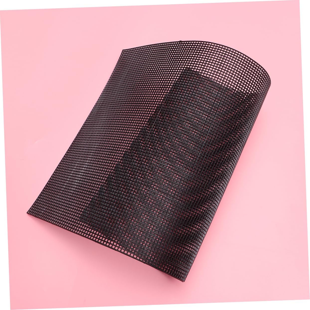 Happyyami 5pcs Plastic Mesh Grid for Projects Multi-Purpose Handmade Mesh for Fish Tank Aquariums and Crafting Black