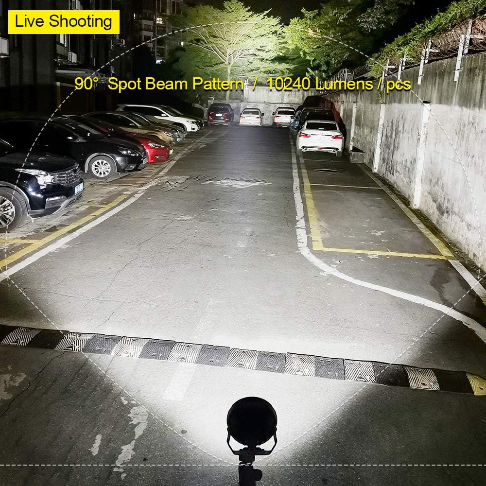 EXZEIT 7 Inch 256W Driving Lights 20480 Lumens Fog Lights Offroad Light Driving Lights for Jeep Trucks Toyota SUV UTV