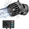 Aquarium Wave Maker Adjustable with Controller Strong Magnetic Suction Base DC Powerhead for Fresh Salty Water Saltwater Tank Aquarium Water Circulation Pump for 25-65 Gallon Fish Tanks (10W/1085GPH)