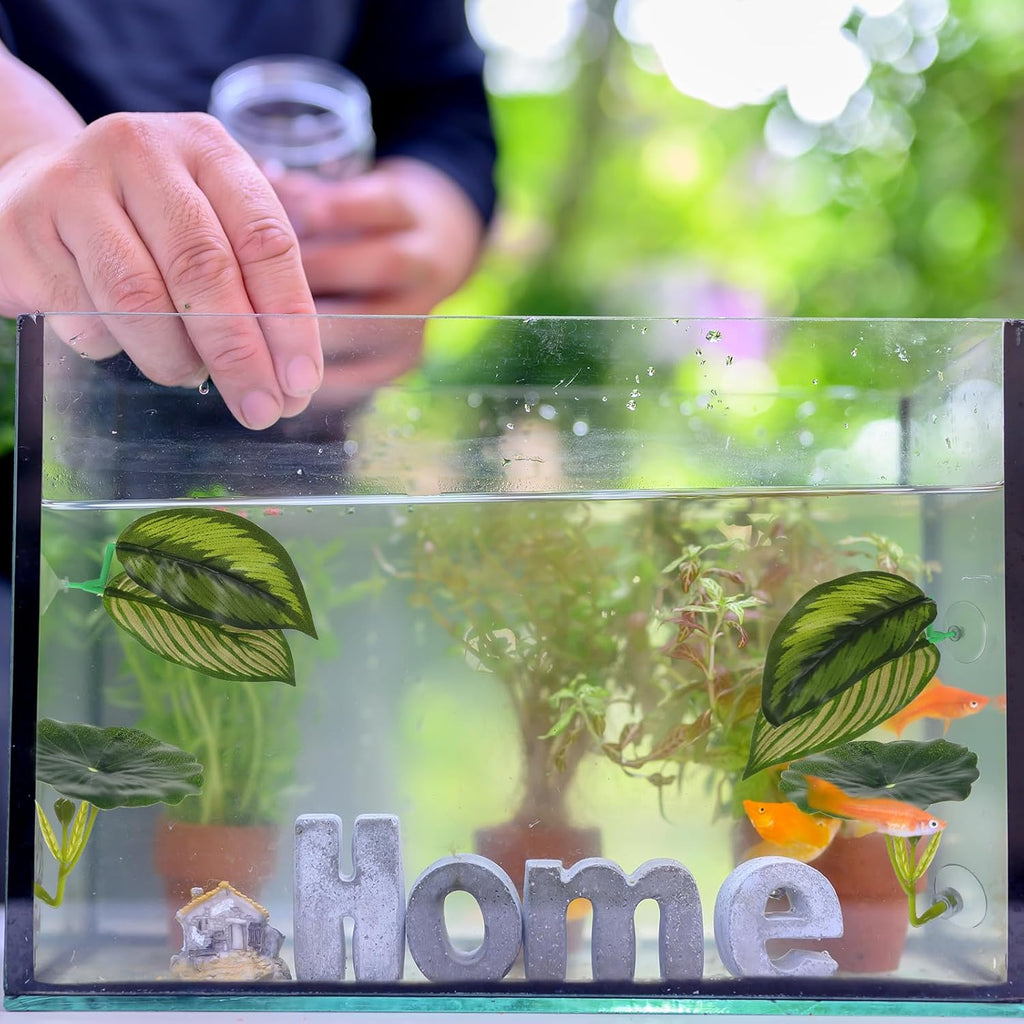 4 Pcs Betta Leaf Hammock Betta Fish Tank Decor Plastic Plants Practical Resting Spot Fish Leaf Pad Aquarium Decor for Sleeping Hiding Playing Breeding