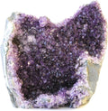 JIC Gem Natural Amethyst (3 lb to 4 lb) Crystal Cluster from Brazil Light Purple Quartz Geode for Home Decor