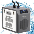 [New Upgrade] Poafamx Aquarium Chiller 42gal (160L), 1/10 HP Water Chiller with Touch Screen, Special Quiet Aquarium Cooler for Fresh/Salt Water Fish Tank, Hydroponics System, Axolotl, Coral Reef