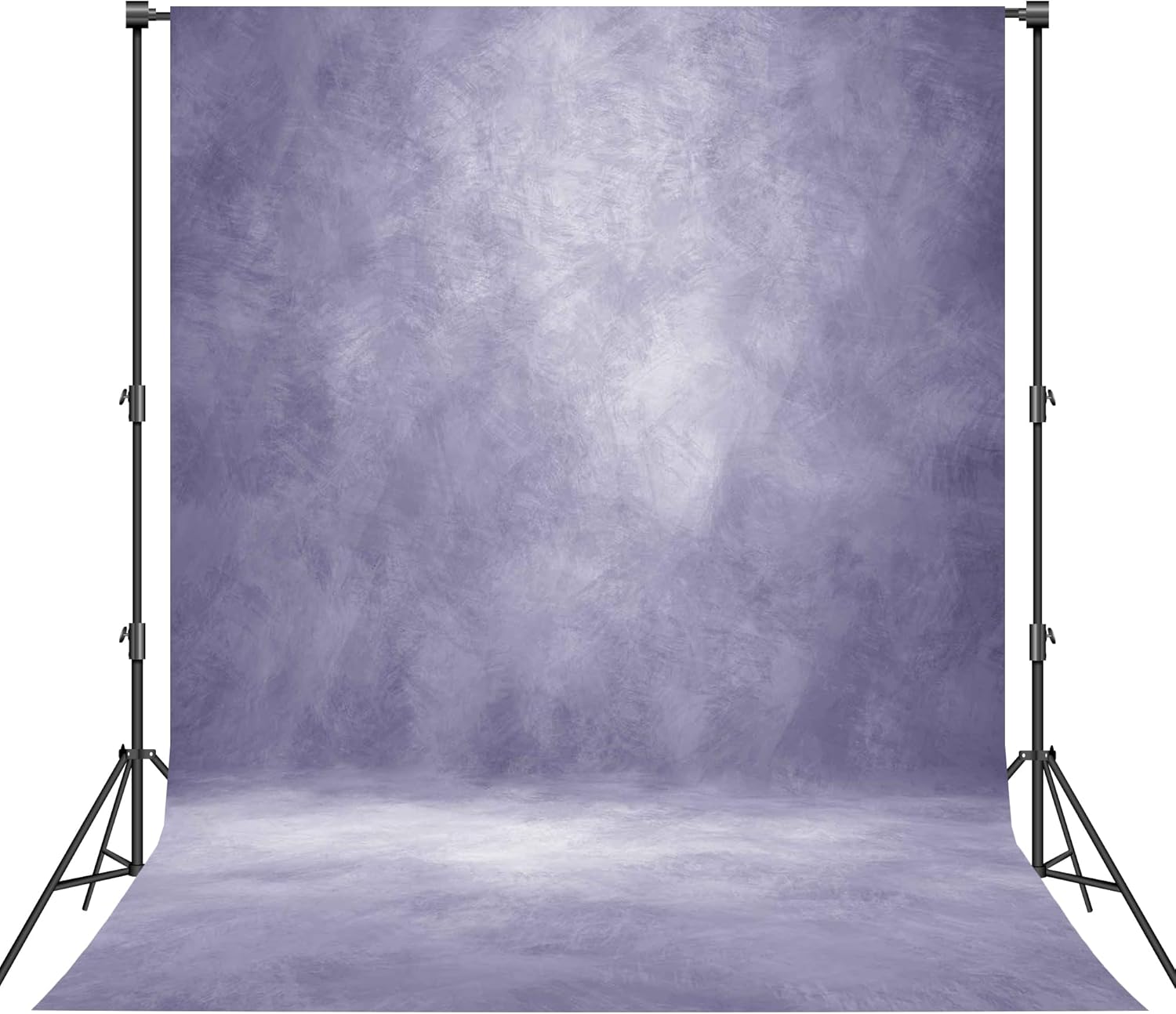 Abstract Professional Photography Backdrop for Portrait Photo Props Booth Background Photoshoot Studio with Polyester Fabric Roller Pocket on Top(6x8ft,Light Purple,No Stand)