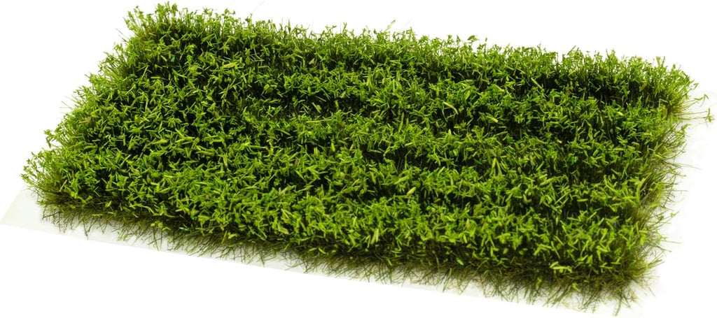 Warmtree 5 Pcs Static Grass Tuft Model Grass Tufts Railway Artificial Grass Miniature War Gaming Terrain DIY Model Railroad Scenery War Gaming Scenery (Light Green bar)