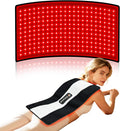 Red Light Therapy for Body, 24"x12" Large Near Infrared Light Therapy Wrap, 242 LEDs Red Light Therapy Pad for Back, 660nm and 850nm Home Light Therapy Belt for Hip/Knee/Shoulder/Joint