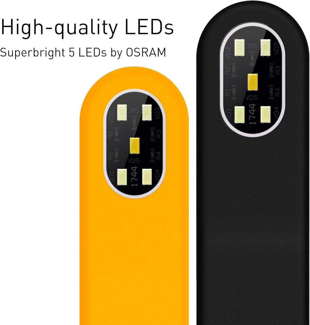 Fish Tank Light - Clip On Aquarium Light - Aquarium Light for Plants - LED Flexible Lamp for Freshwater Light - NanoSoft Black Fish Tank Lights 10 Gallon