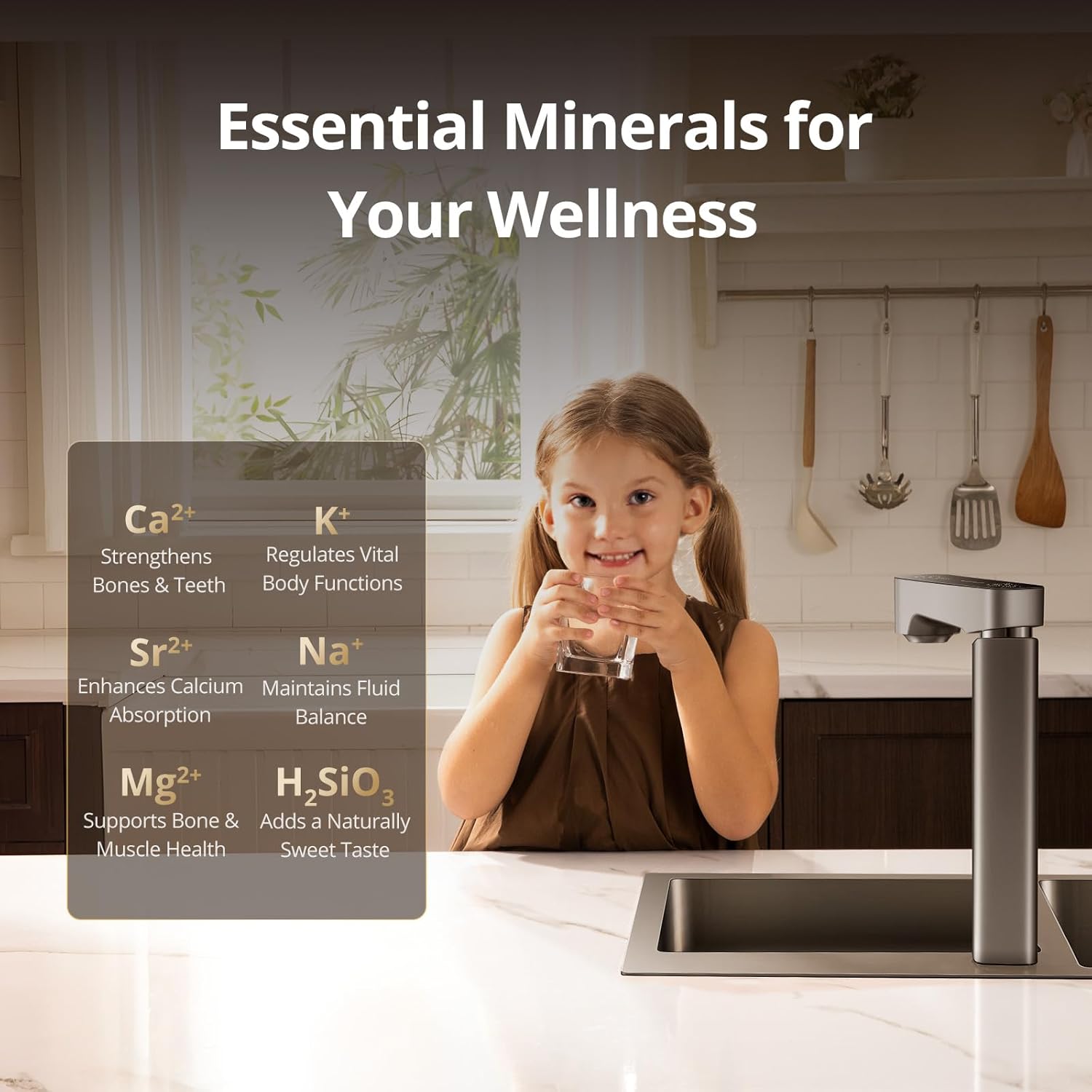 VIOMI® Master M1 Reverse Osmosis Alkaline Mineralization pH+ Water Filter, Lead & PFAS Reduction Under Sink Tankless RO System, NSF/ANSI 372 ETL Tested, Smart Faucet & App Monitor, 1000 GPD, BPA Free