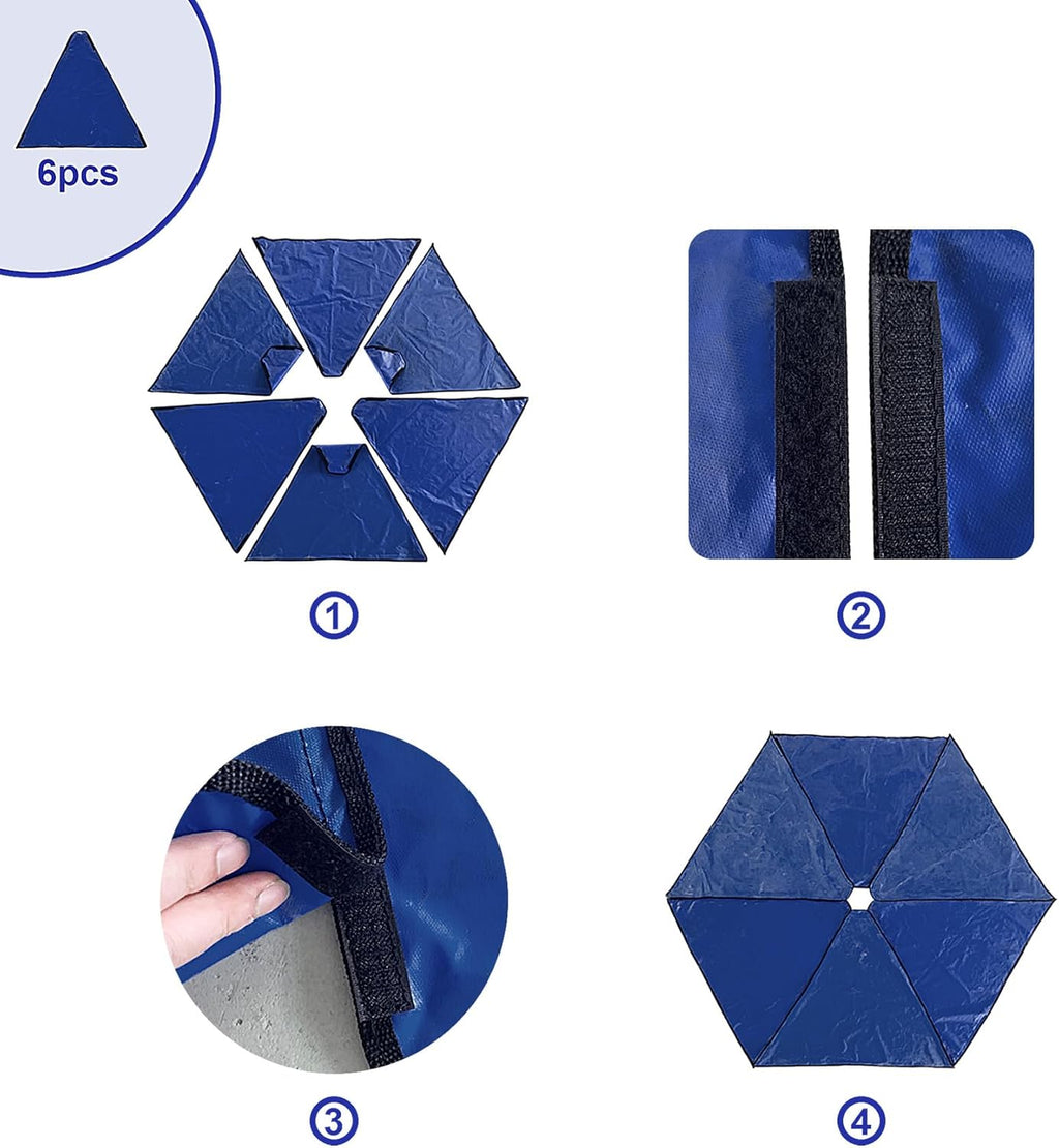 10ft Climbing Dome Canopy, UV-Resistant Play Tent Cover for Outdoor Play Equipment, Easy to Install and Washable (Canopy Only)