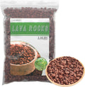 Red Lava Rocks for Plants -100% Pure Volcanic Rock No Dyes or Chemicals-Best Lava Stones Top Dressing for Cacti Succulents Plants,Bonsai