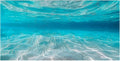 Undersea Theme Aquarium Background, Teal Ocean Floor Tropical Tank Fish Tank Backdrop Decor, Polyester Fabric with 6 EVA Double-Sided Tapes 48x24 inches/120x60