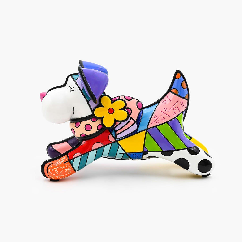 Britto Collectible Figurine - Iconic Art Figurine, Decorative Displays for Modern Home Decor | Designed by Iconic Artist Romero (Central Park Dog)