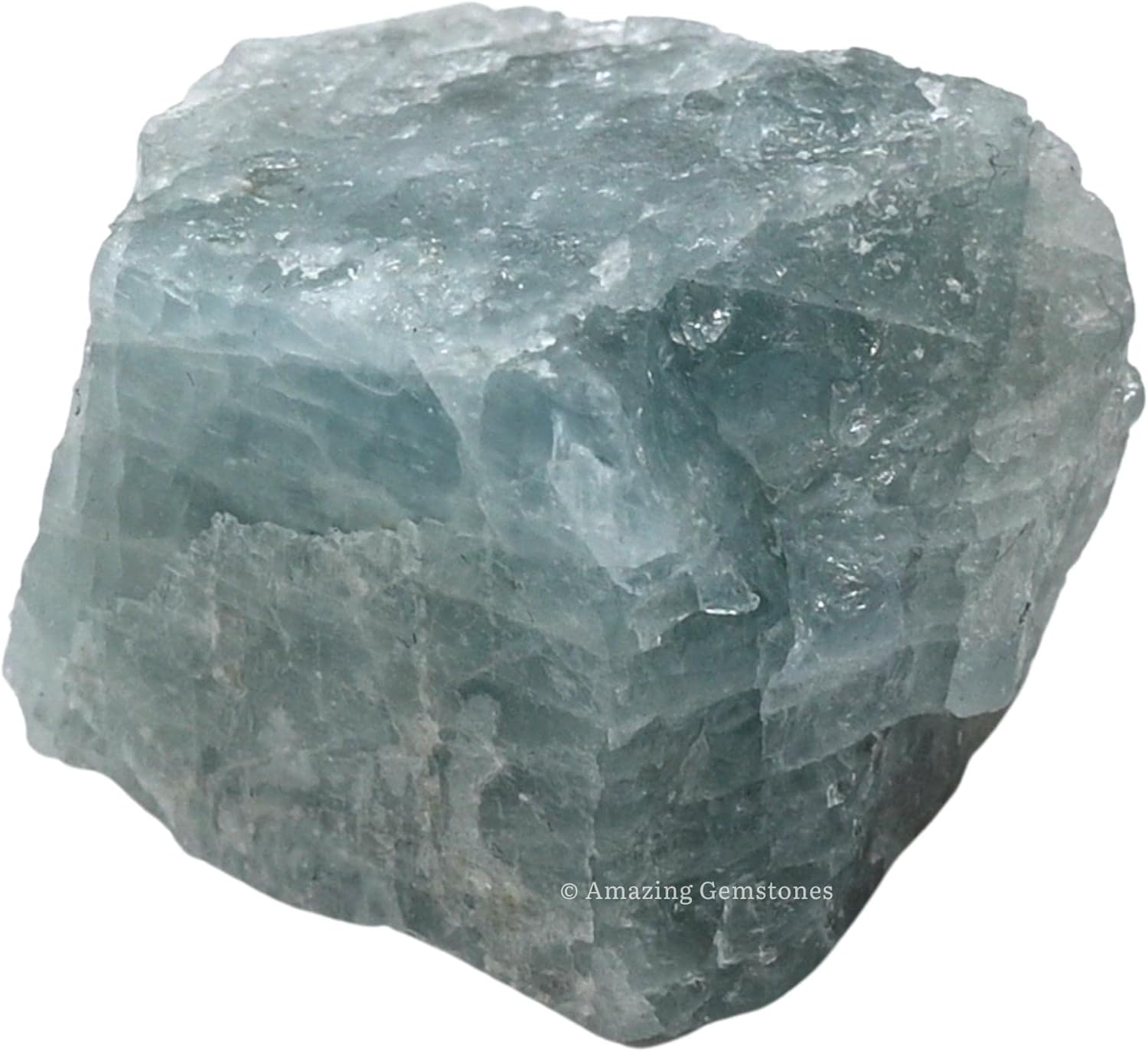 Amazing Gemstone Aquamarine Raw Crystals and Healing Stones, Natural Rocks for Tumbling and DIY Raw Stones and Crystals (1 lb)