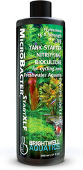 Brightwell Aquatics MicroBacter Start XLF - Concentrated Freshwater Nitrifying Bacteria - Quick Start Fish Tank Starter, Lift Microbe Levels & Water Filtering - Aquarium Water Treatments, 16.9 fl oz