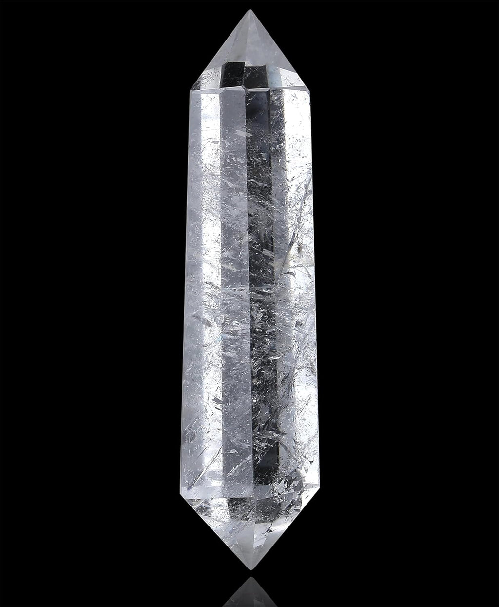 YATOJUZI 3.5" Clear Quartz Crystals Wand Natural Crystals and Healing Stones Large Clear Quartz Crystal Hexagonal Points Crystal Gifts for Women Meditation Divination Reiki Energy 1PCS