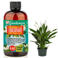 Premium Liquid Peace Lily Plant Fertilizer - 3-1-2 Concentrate for Indoor Plants and Flowers by Gardenera | Organic Plant Food for Peace Lily - 8oz