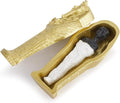 Aquarium Mummy Gold Coffin Decorations Egypt Fish Reptile Turtle Tank Décor Ornament Pet Gold