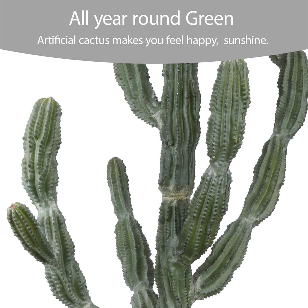 Artificial Cactus 59inch Faux Cacti Fake Saguaro Plants for Indoor Outdoor Home Office Garden Decor