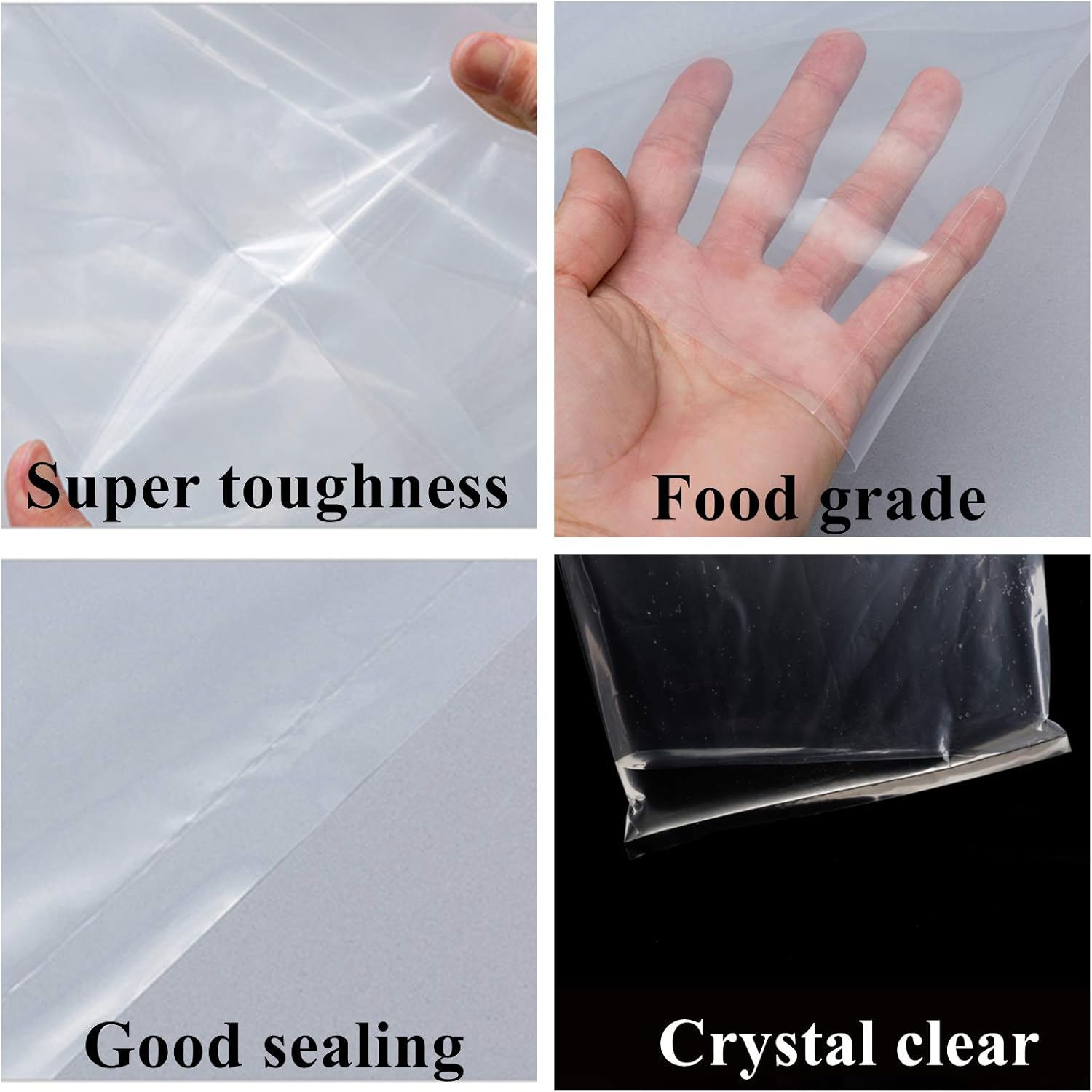 Yopay 20 Pack 15 Gallon Bucket Liner Bags for Marinating and Brining, 5.5 Mil Extra Large Thick Plastic Drum Liners Food Storage Bags, 19" W X 31" H, BPA Free, Heavy Duty Leak Proof