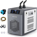 BAOSHISHAN Aquarium Chiller, [2024 Upgrade] 42gal 1/10 HP Water Cooler Fish Tank, Quiet Refrigeration Compressor Touch Screen Aquarium Cooler for Hydroponics Axolotl Coral Crystal Shrimp