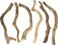 Hamiledyi Natural Driftwood for Aquarium Decor - Red Moor Wood 10"-15" Long Assorted Shapes (600g) Safe Branches for Fish Tank & Reptile Habitat - Natural Aquarium Wood Decorations (Coarse Branches)