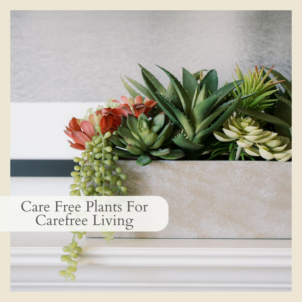 Oblong Faux Succulent Arrangement, 27" Premium Artificial Indoor Plant Enhances Interior Design, Display on any Surface in Your Home Adding an Inviting Touch of Nature, Natural Planter Pot Included