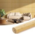 OUZUGIE 1 Pack 96x24 Inch Natural Bamboo Wall Panel – Natural Pole Wrap Paneling for Walls, Ceilings, Cabinets, Furniture – Ideal for Bedroom, Living Room & Office DIY Decor