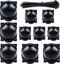 10 Pack Tree Root Growing Box, Rooting Ball Grafting Tools, Reusable High Pressure Tree Rooter Air Layering Propagation Kit Propagator Pot Rooting Device for Trees Flowers