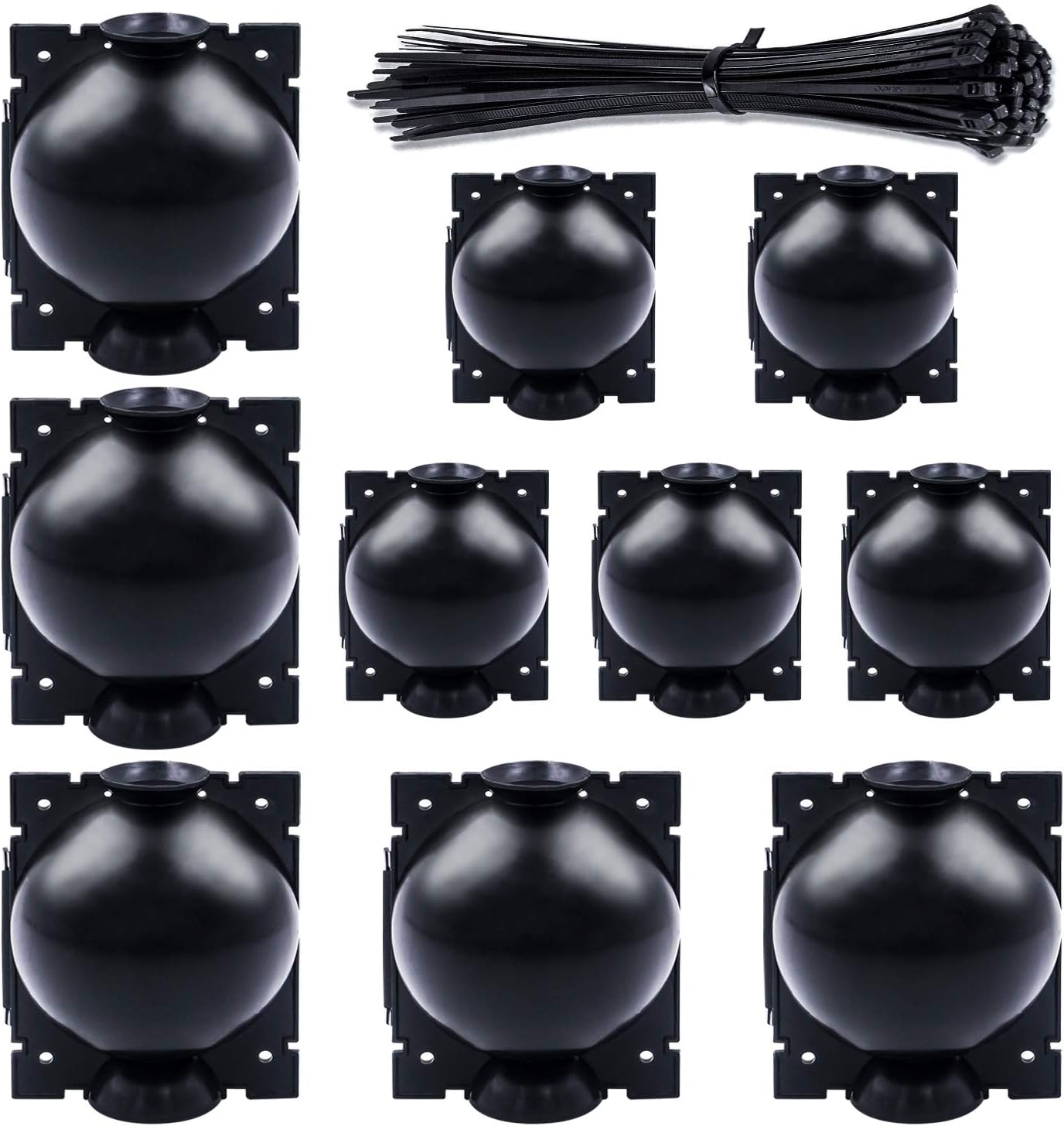 10 Pack Tree Root Growing Box, Rooting Ball Grafting Tools, Reusable High Pressure Tree Rooter Air Layering Propagation Kit Propagator Pot Rooting Device for Trees Flowers