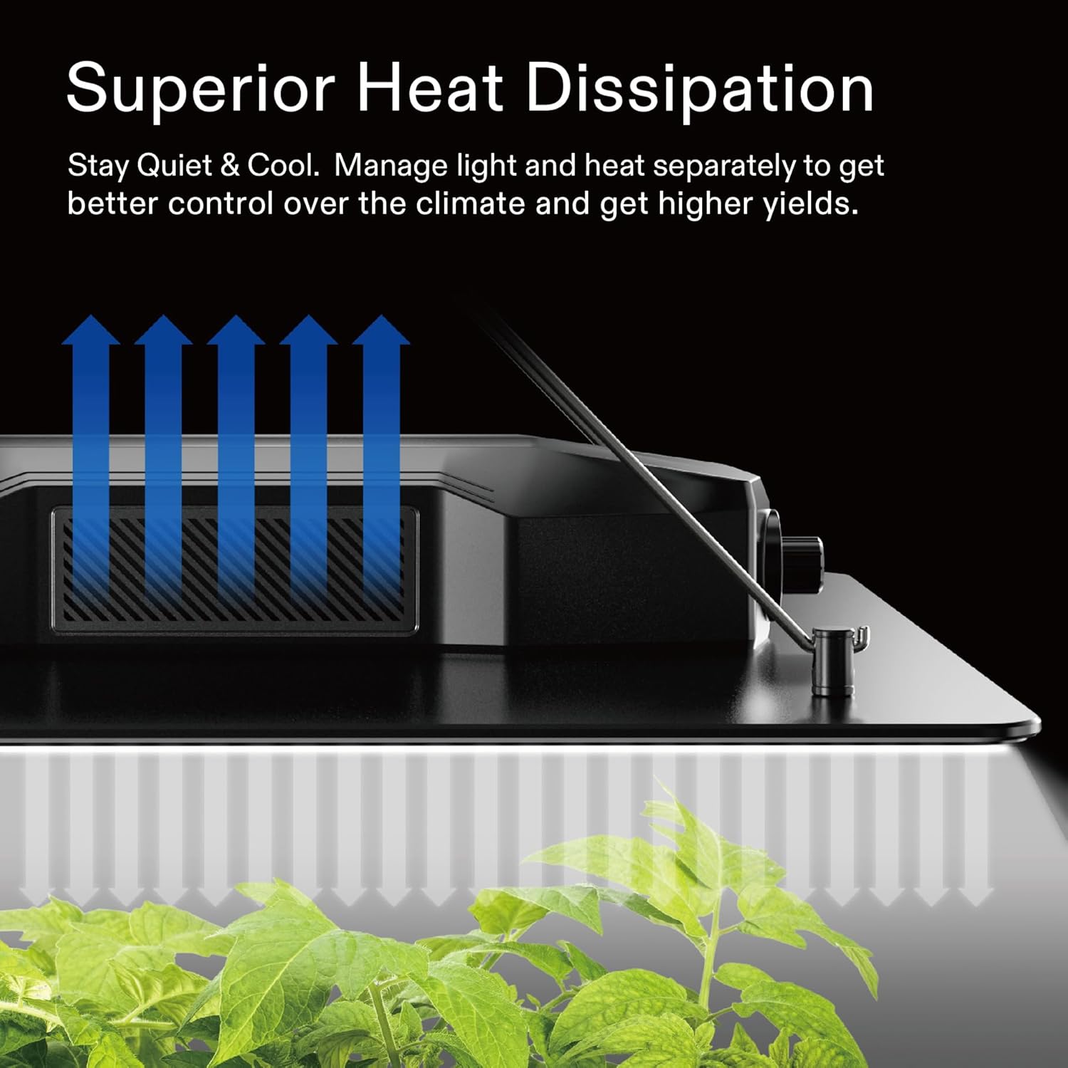 VIVOSUN 2x2 Grow Tent Kit with Plant Grow Light LED 100W, Complete Indoor Grow Tent 24"x24"x48" Indoor Greenhouse 4 Inch 190CFM Inline Fan, Carbon Filter and 8ft Ducting Combo