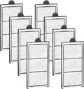 VEVOR Aquarium Filter Cotton, 8 PCS Fish Tank Replacement Filter Cartridges for 2.5/3.5 Gal, Fishbowl Accessories with Multi-Layer Filtration Easy Installation, for MN-200 and MN-280 Models