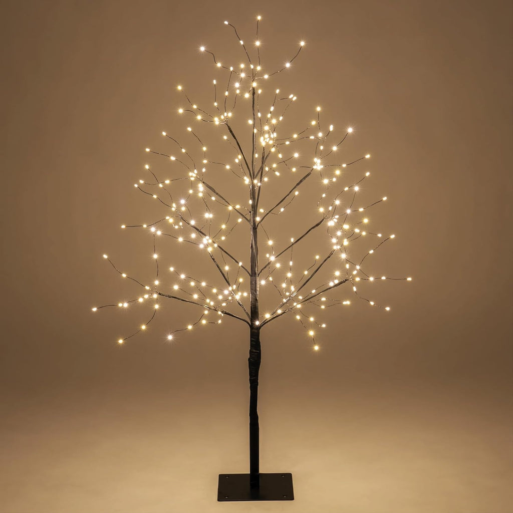 3 Ft Black Fairy Light Tree Room Décor Home Décor Black Room Decor, 270 Warm White LED Lights