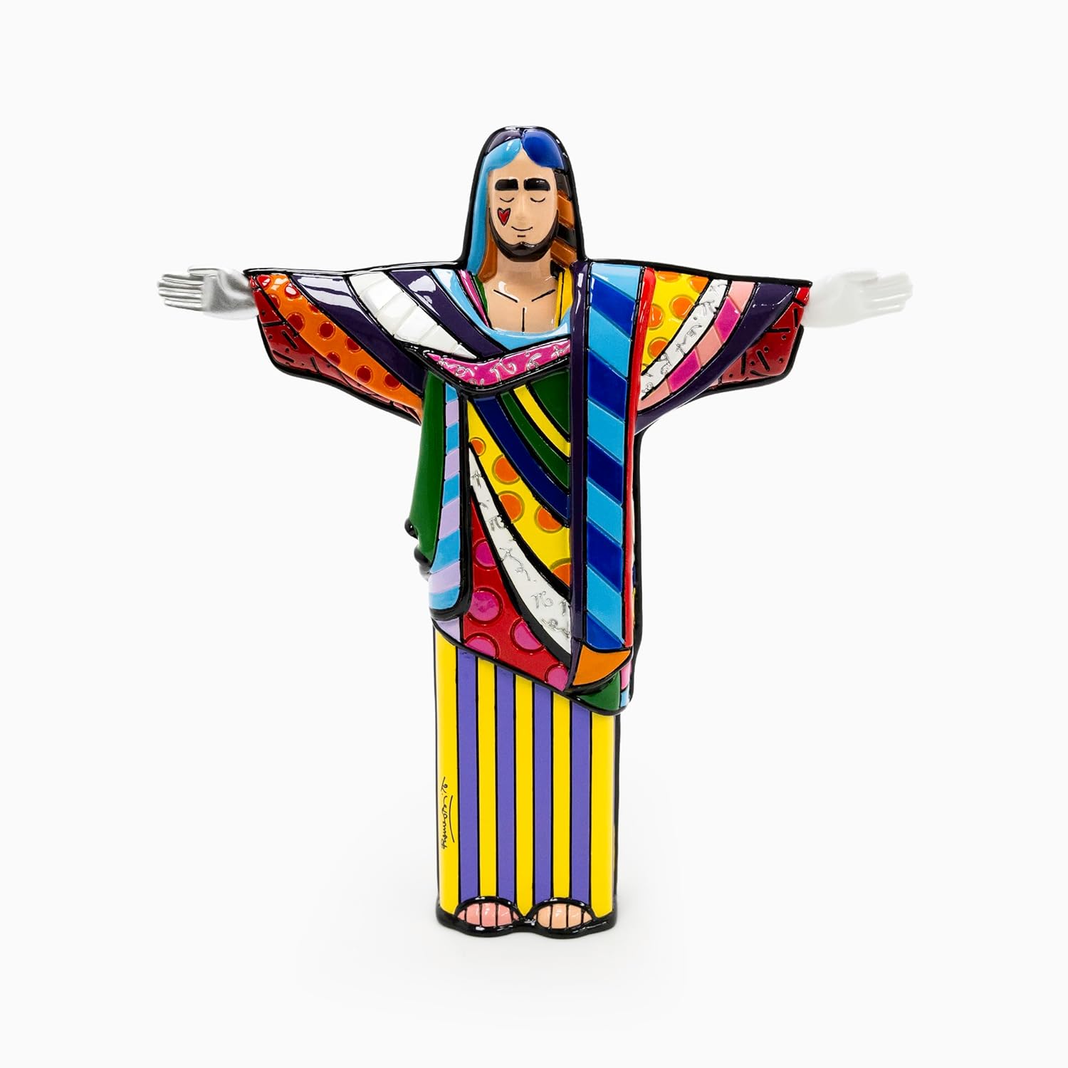 Britto Collectible Figurine - Iconic Art Figurine, Decorative Displays for Modern Home Decor | Designed by Iconic Artist Romero Jesus (Multicolor)