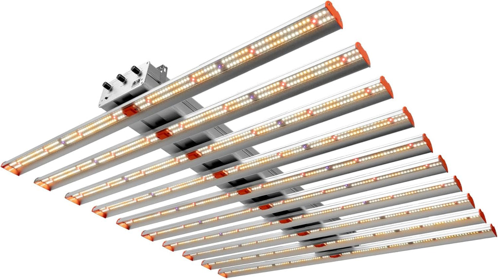 700W LED Grow Light Full Spectrum Professional Linkable Bar Style Plant Light Dimmable for Indoor Growing Commercial Hydroponic Growing 395 + 660 + 730 nm UV Red Infrared Enriched