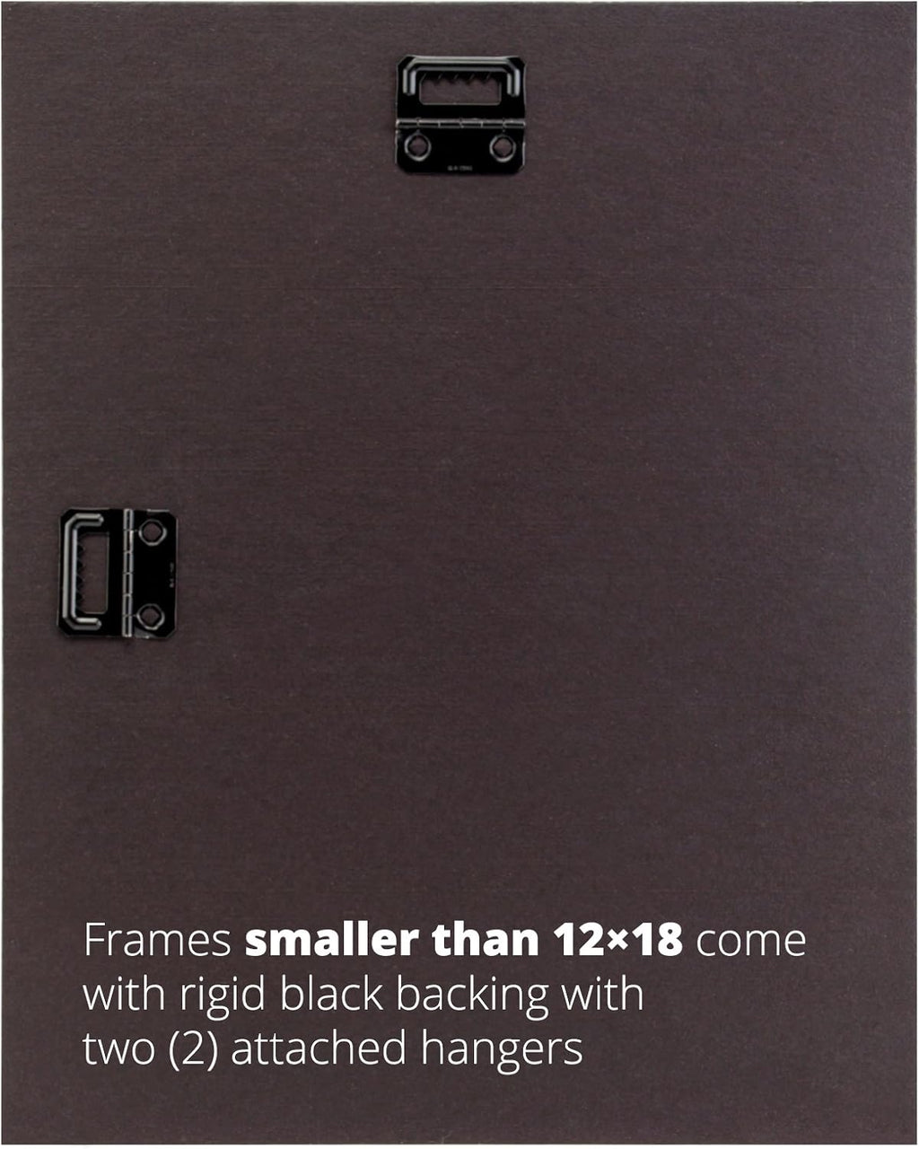 Craig Frames Bauhaus 200, 12x16 Picture Frame, Black Oak