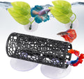 3 Pcs Betta Fish Hammock, Betta Fish Tunnel with Suction Cups and Plastic Plants Leaf for Aquarium Tank