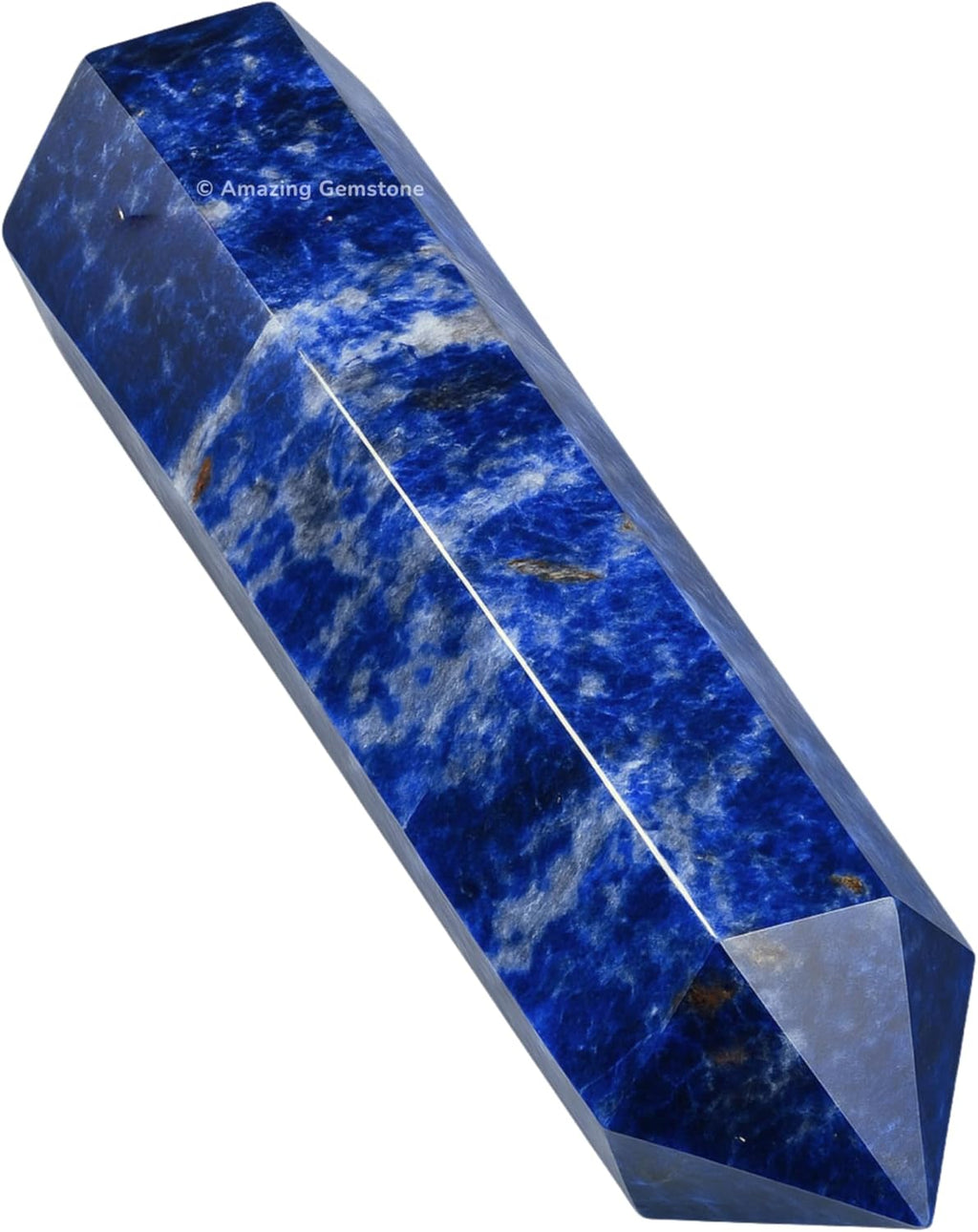 Amazing Gemstone Large Sodalite Crystal Towers ~ Natural Healing Crystal Point Obelisk for Reiki Healing and Crystal Grid (5.5 to 6 INCH)
