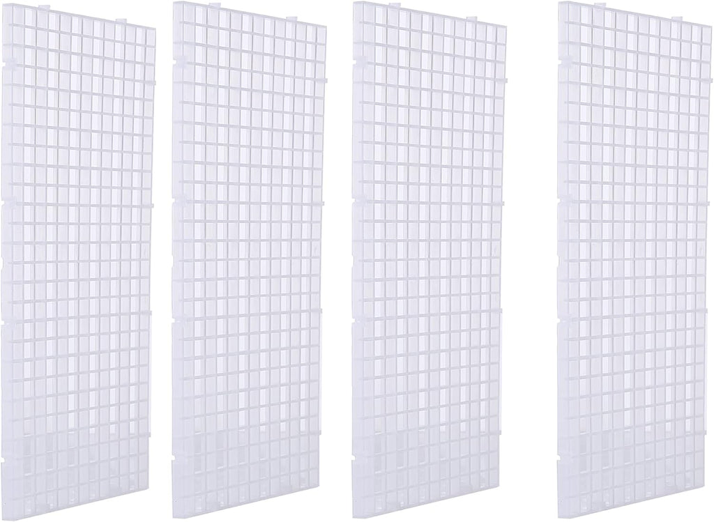 Aquarium Fish Tank Bottom Isolation, Grid Divider Tray Egg 4 Pcs (S 4pcs)