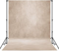 Abstract Professional Photography Backdrop for Portrait Photo Props Booth Background Photoshoot Studio with Polyester Fabric Roller Pocket on Top (6x8ft,Light Beige,No Stand)